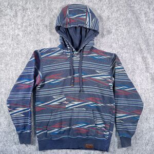 Ariat Hoodie Womens Size XS Blue Long Sleeve Pullover Aztec Chimayo Collection